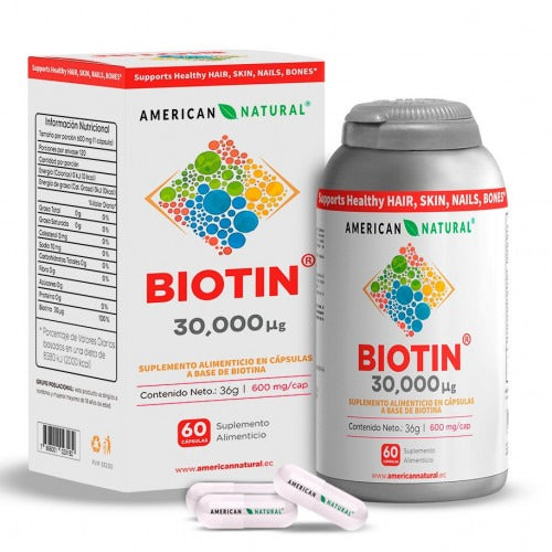 Biotin- ayuda tu cabello y uñas